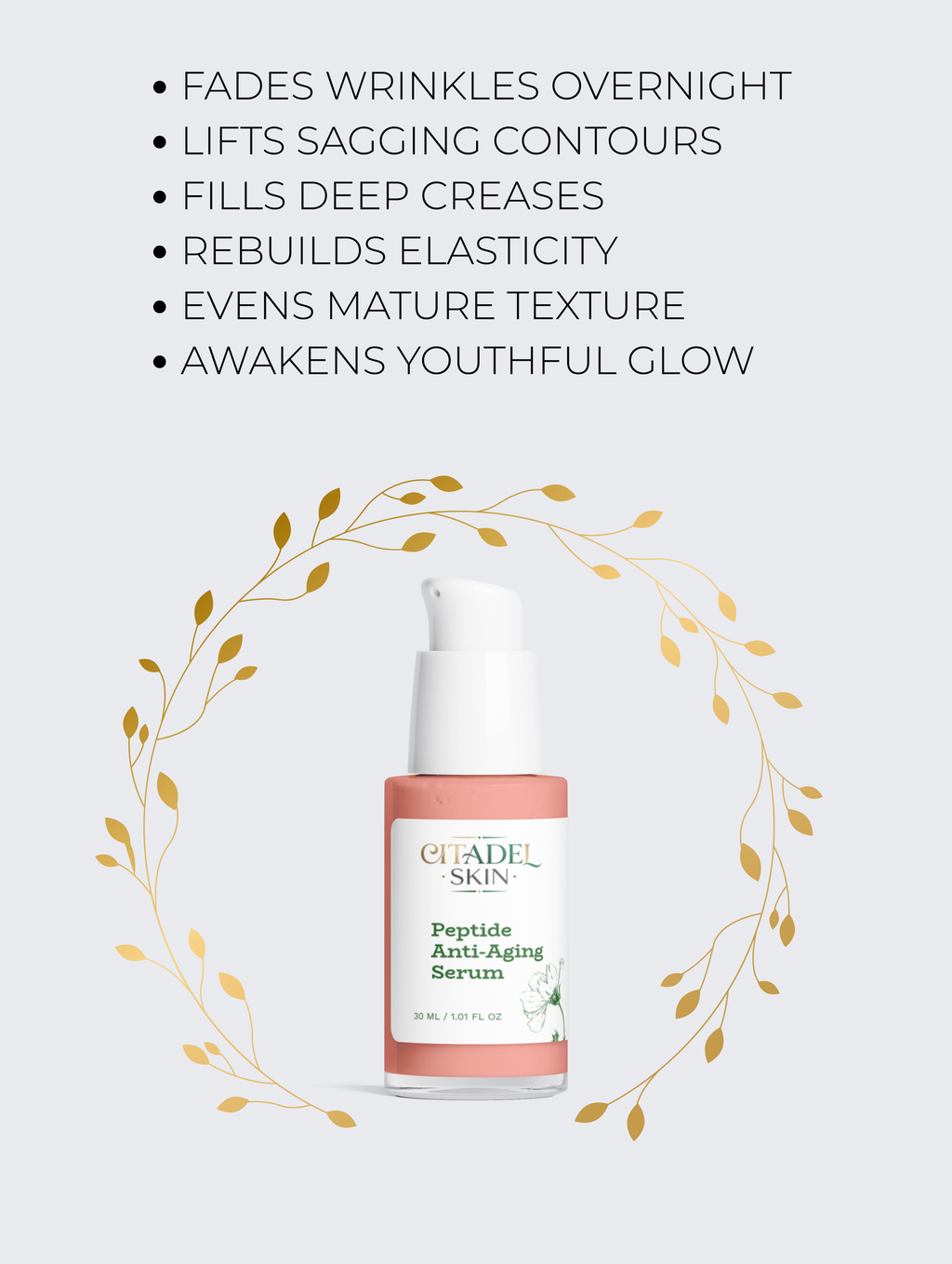 Peptide Anti‑Aging Serum – 1.01 fl oz (30ml)