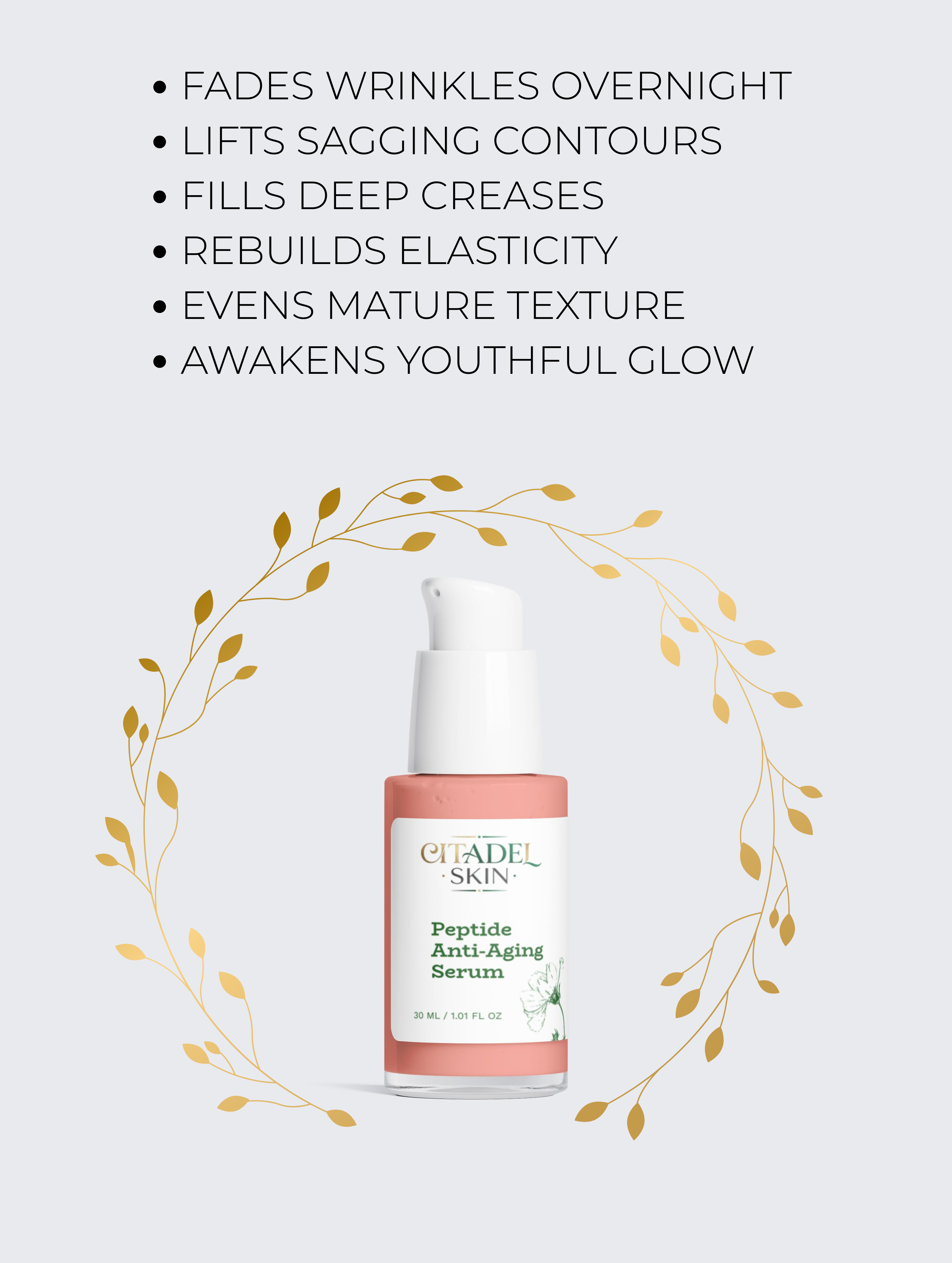 Peptide Anti‑Aging Serum – 1.01 fl oz (30ml)